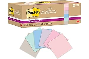 Post-it Super Sticky Neutral Pastels Post-It Notes