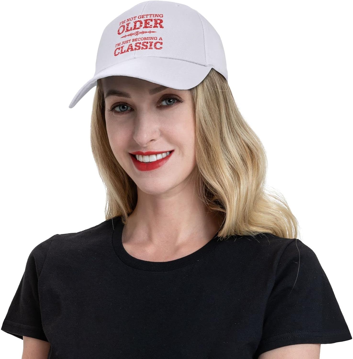 Graphic Baseball Cap I’M Not Getting Older Casquette image 5
