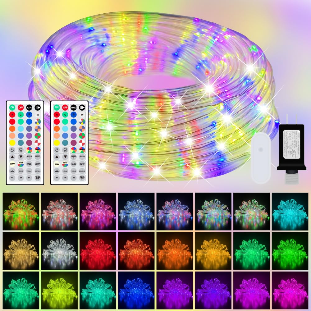 EcoMyLife IP68 outdoor rope lights 200 ft