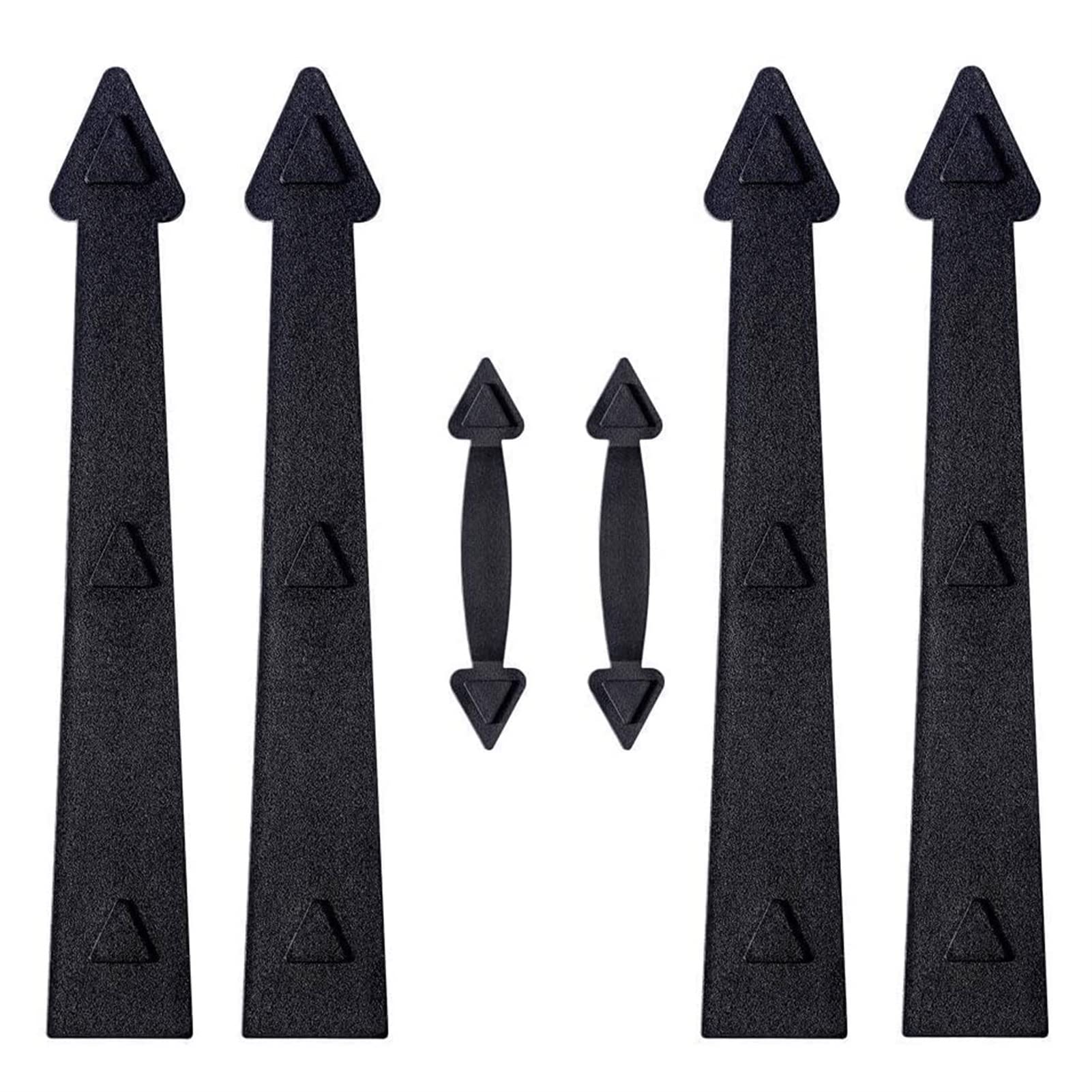 Shundeed One Color 6Pcs Magnetic Garage Door Hardware Kit, Decorative Garage Door Hinge Handle, For Metal Door, Wooden Door And Other Hinges