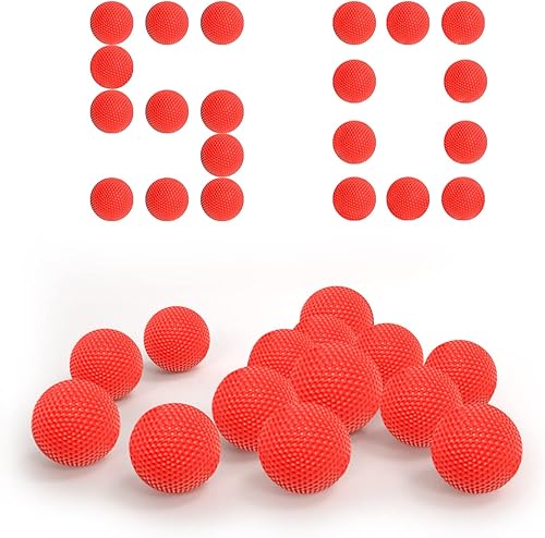 Miniatura 9 de EKIND 50 bolas de munición de repuesto a granel compatibles con Nerf Rival Blaster Series