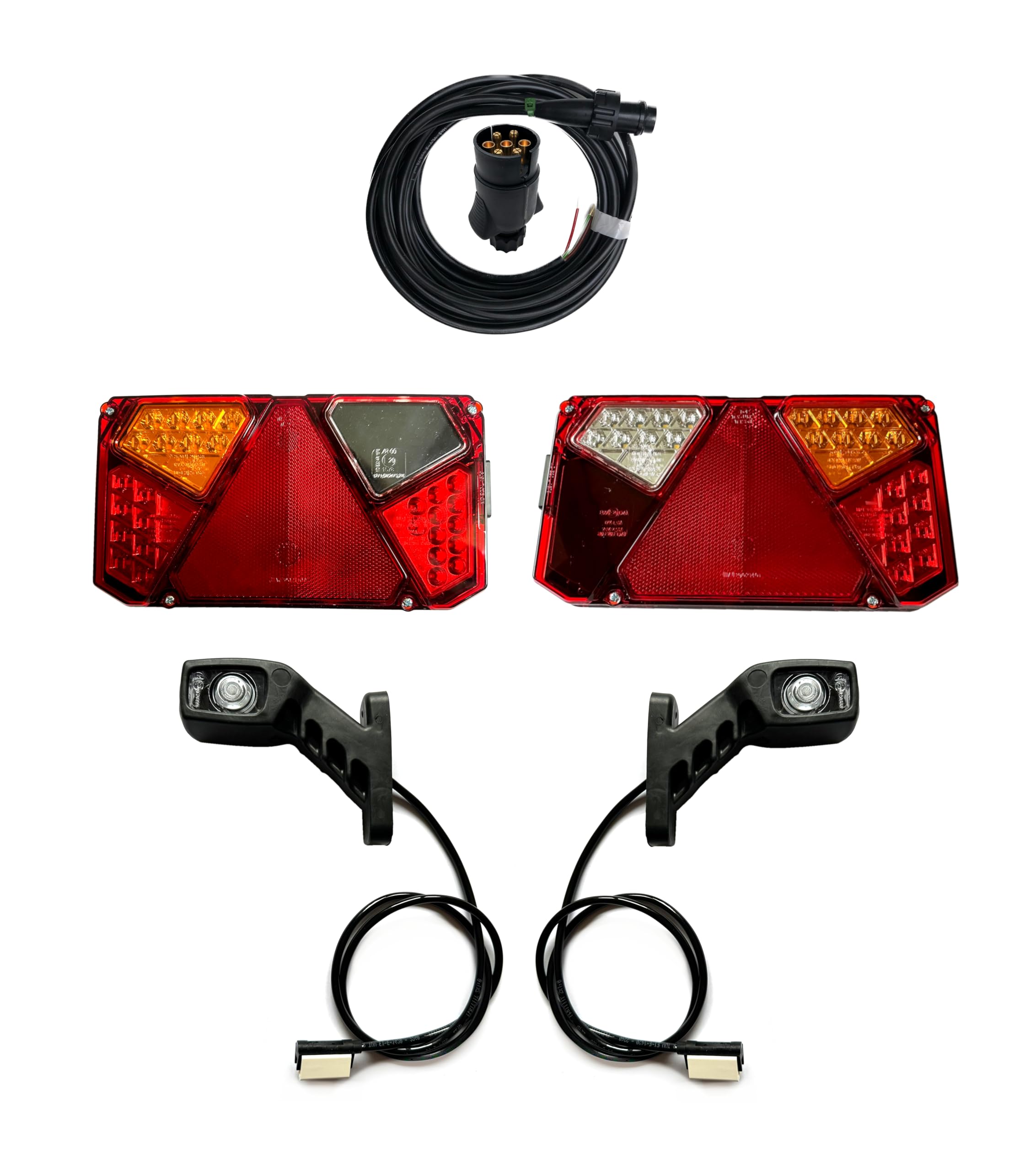 Set di Luci Posteriori a LED per Frecce, Faro Posteriore, Fanali Rimorchio Agricolo, 7,1 m