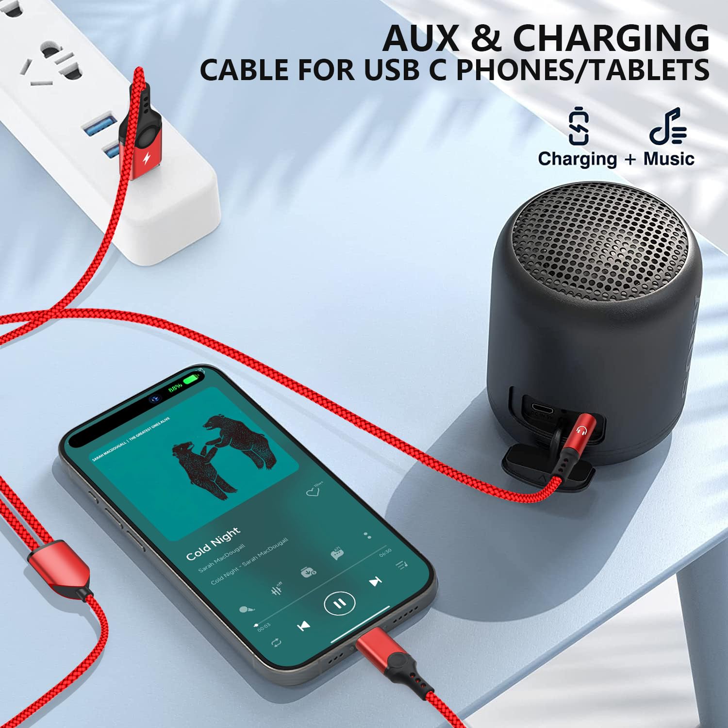 Adaptador de audio auxiliar tipo C a conector auxiliar de 3,5 mm, USB C macho a extensión macho de 3,5 mm, cable auxiliar de audio estéreo para coche, compatible con Google Pixel 4/3 XL/2/2XL, Galaxy