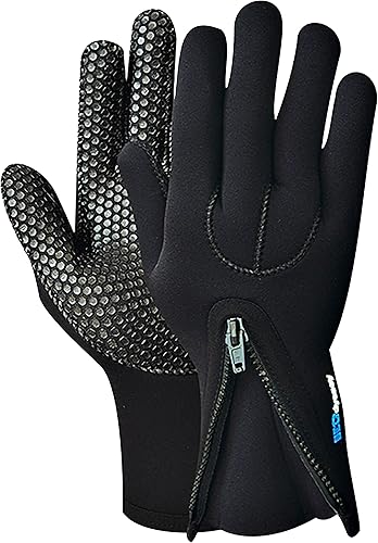 H2ODYSSEY UltraZip - Guantes de cinco dedos para buceo, natación y surf, guantes de agua de cinco dedos para hombres y mujeres
