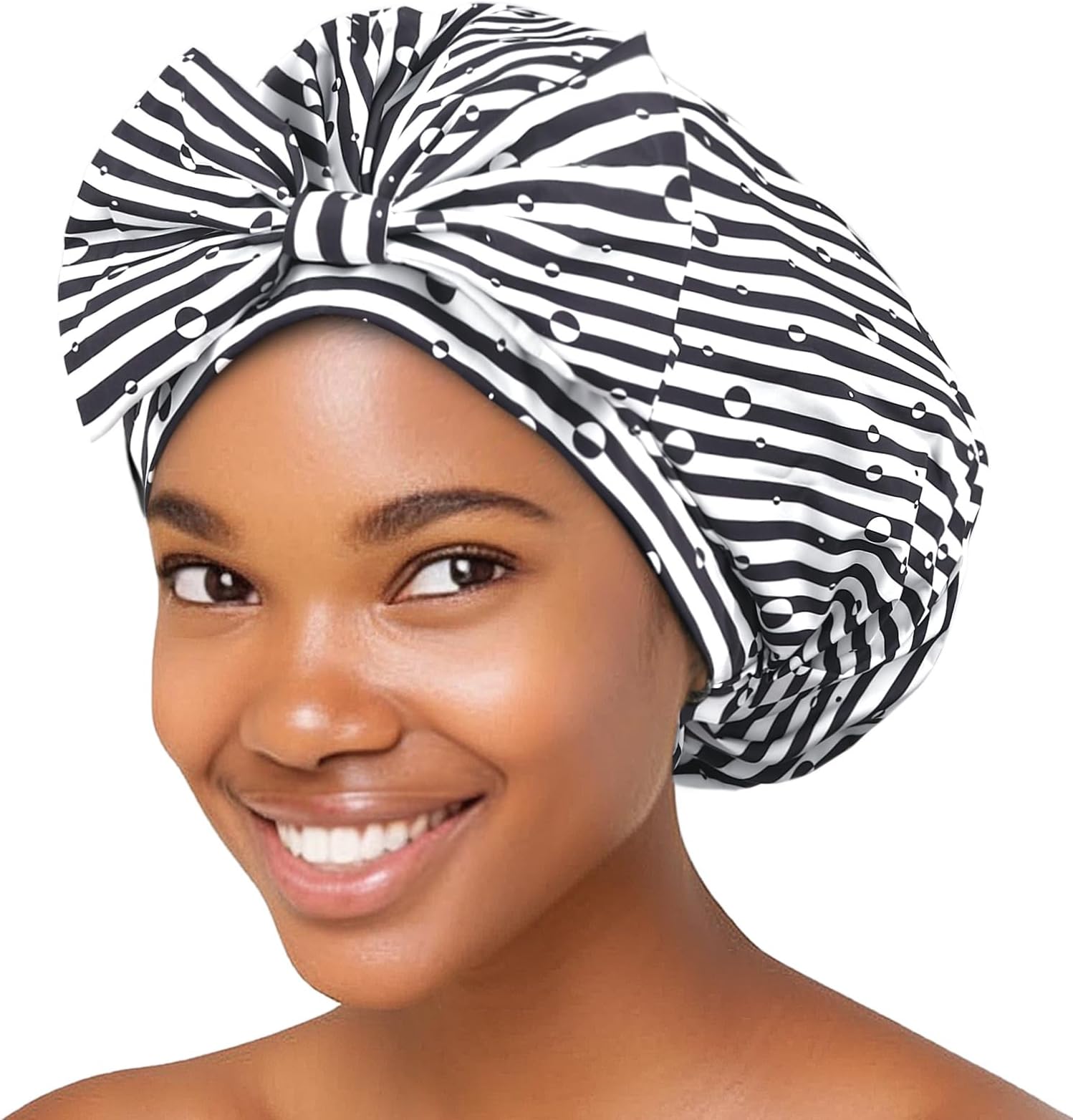 YANIBEST Shower Cap for Women Reusable Waterproof