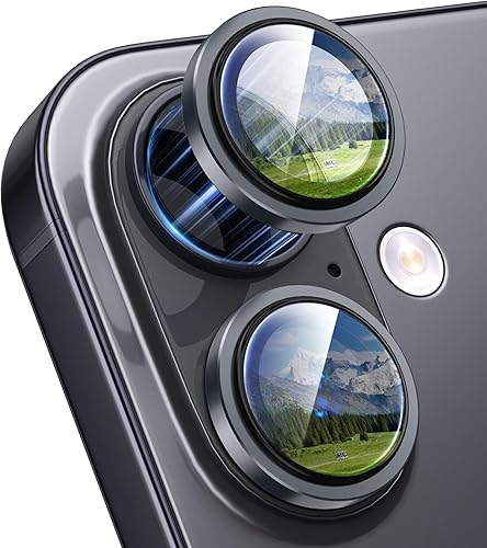 Xfilm Protector de lente de cámara para iPhone 17, protector de pantalla individual original | Dureza 9H, resistente a los arañazos, compatible con