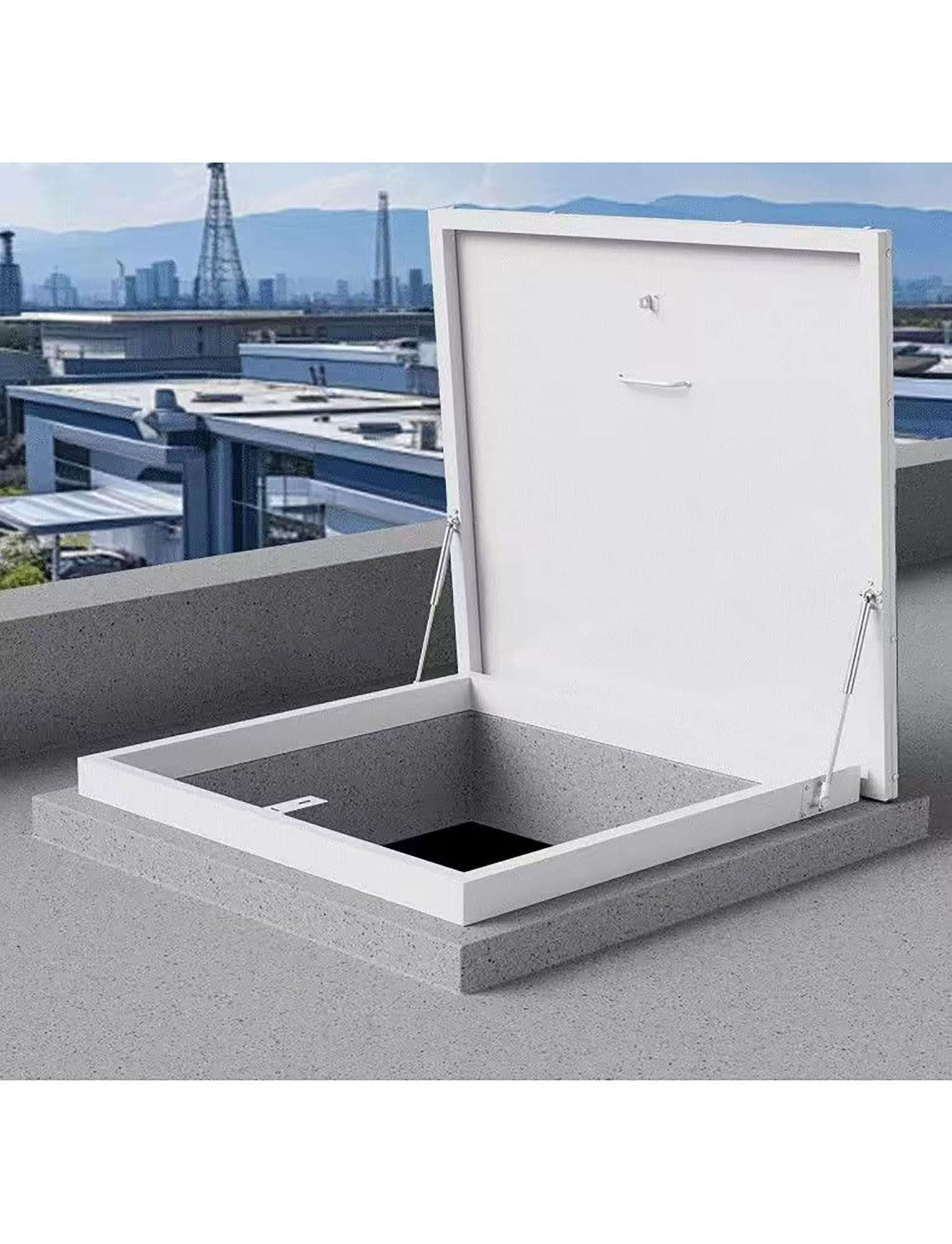Escotilla de acceso para techo con diseño resistente a la intemperie