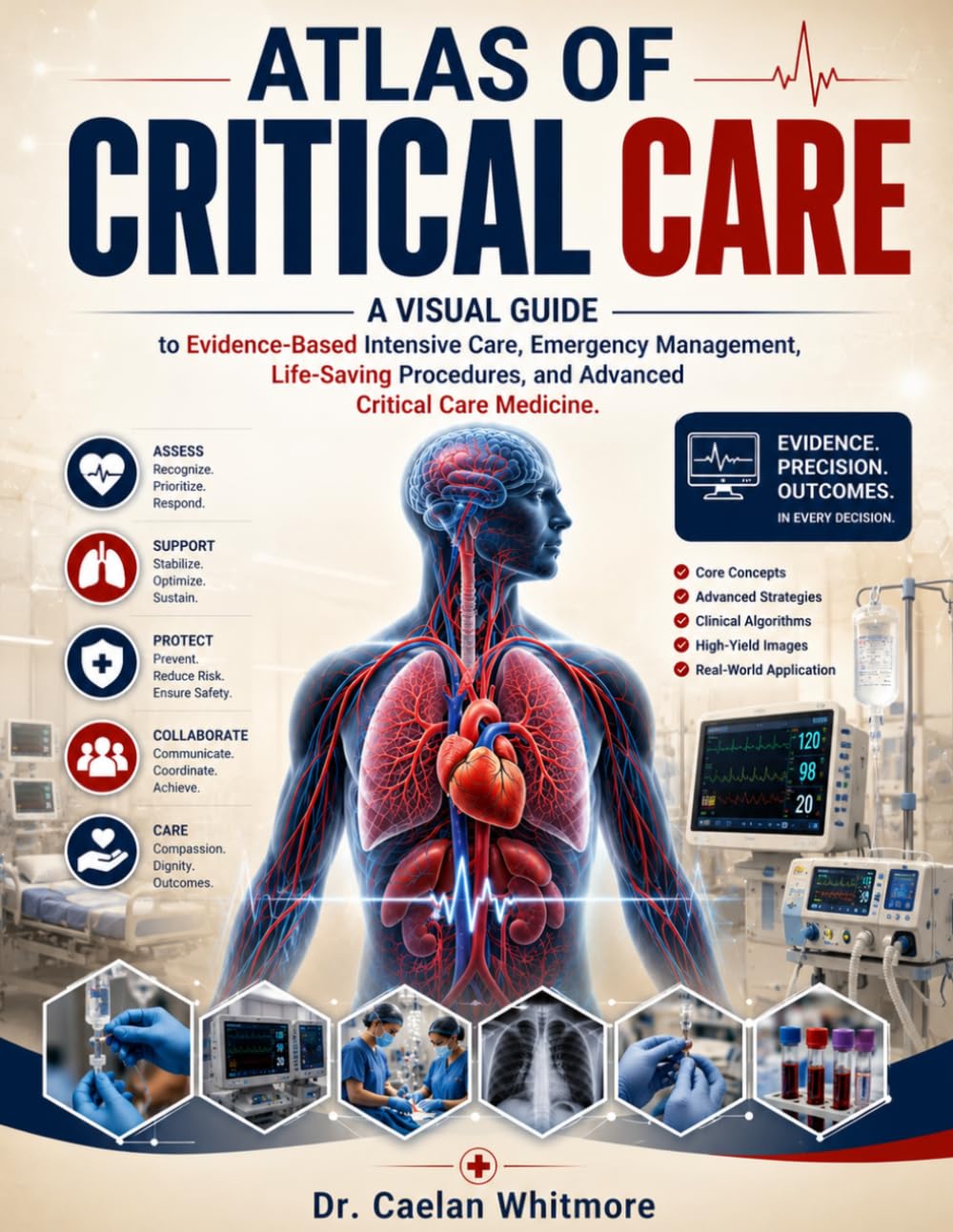 ATLAS OF CRITICAL CARE: A Visual Guide to Evidence-Based Intensive Care, Emergency Management, Life-Saving Procedures, and Advanced Critical Care Medicine