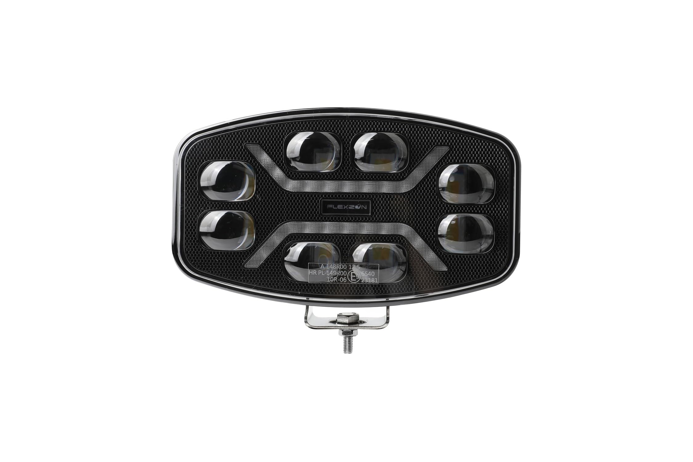 2 faros de trabajo de 12 V, 24 V, 46 W, LED de largo alcance, color blanco amarillo + luz de posición, naranja o blanco, homologación E9 R10, R148, R149 para camión, peso pesado, bicicleta de montaña