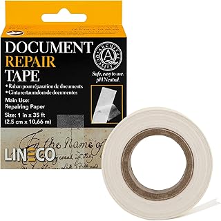 Lineco Archival Document Repair Tape, 1" by 35'