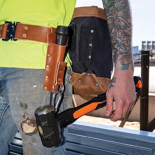 Miniatura 4 de Klein Tools 5800HRN Juego de portaherramientas para herramientas de trabajadores de hierro, llave de punta, barra de conexión, soportes de pasador