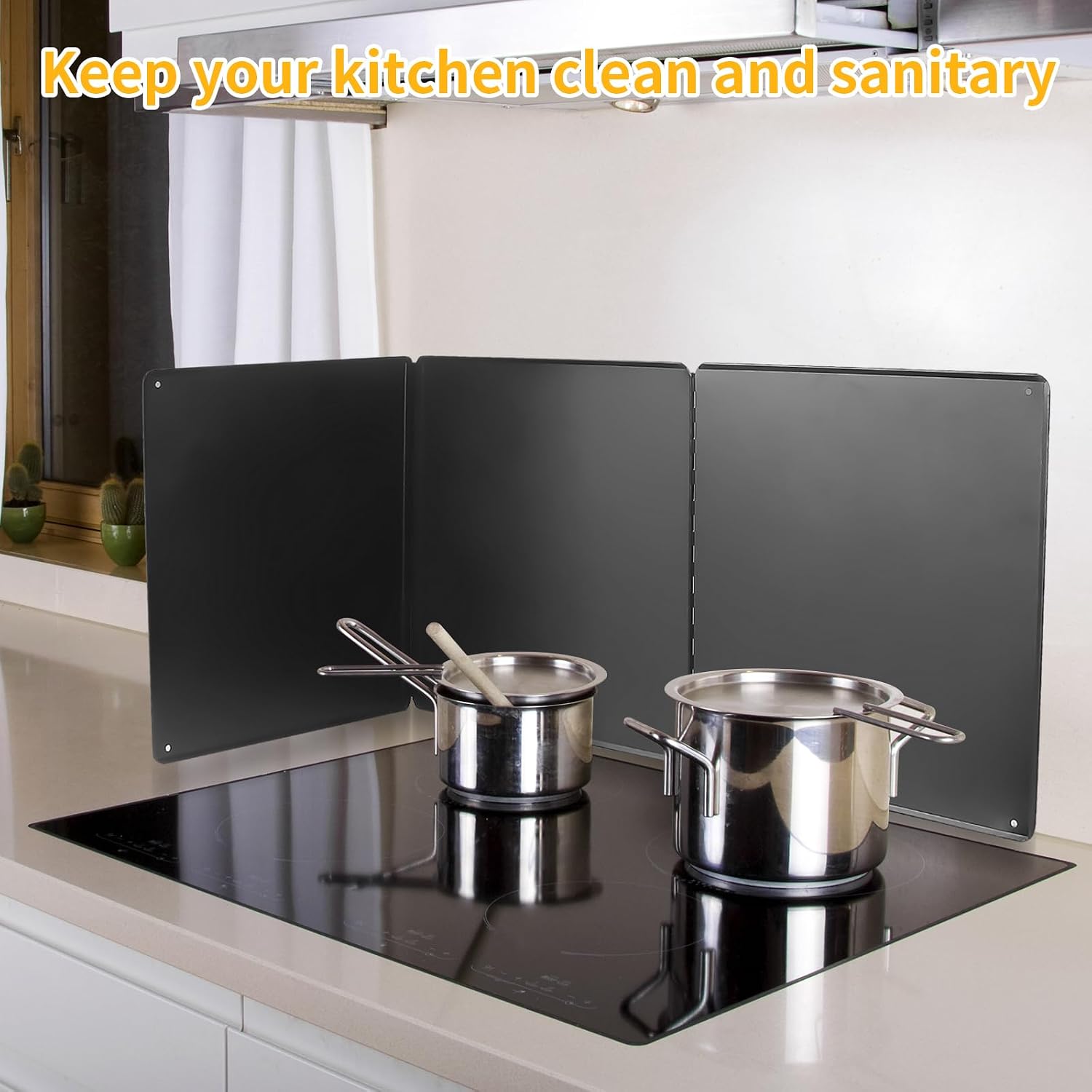 Grease Splatter Guard : Mineye Foldable Stove Splatter Guard, Stainless Steel Oil Splatter Guard, Stove Splash Guard Splatter Guard for Stove Frying Pan Splatter Guard 12.5 * 13 inch