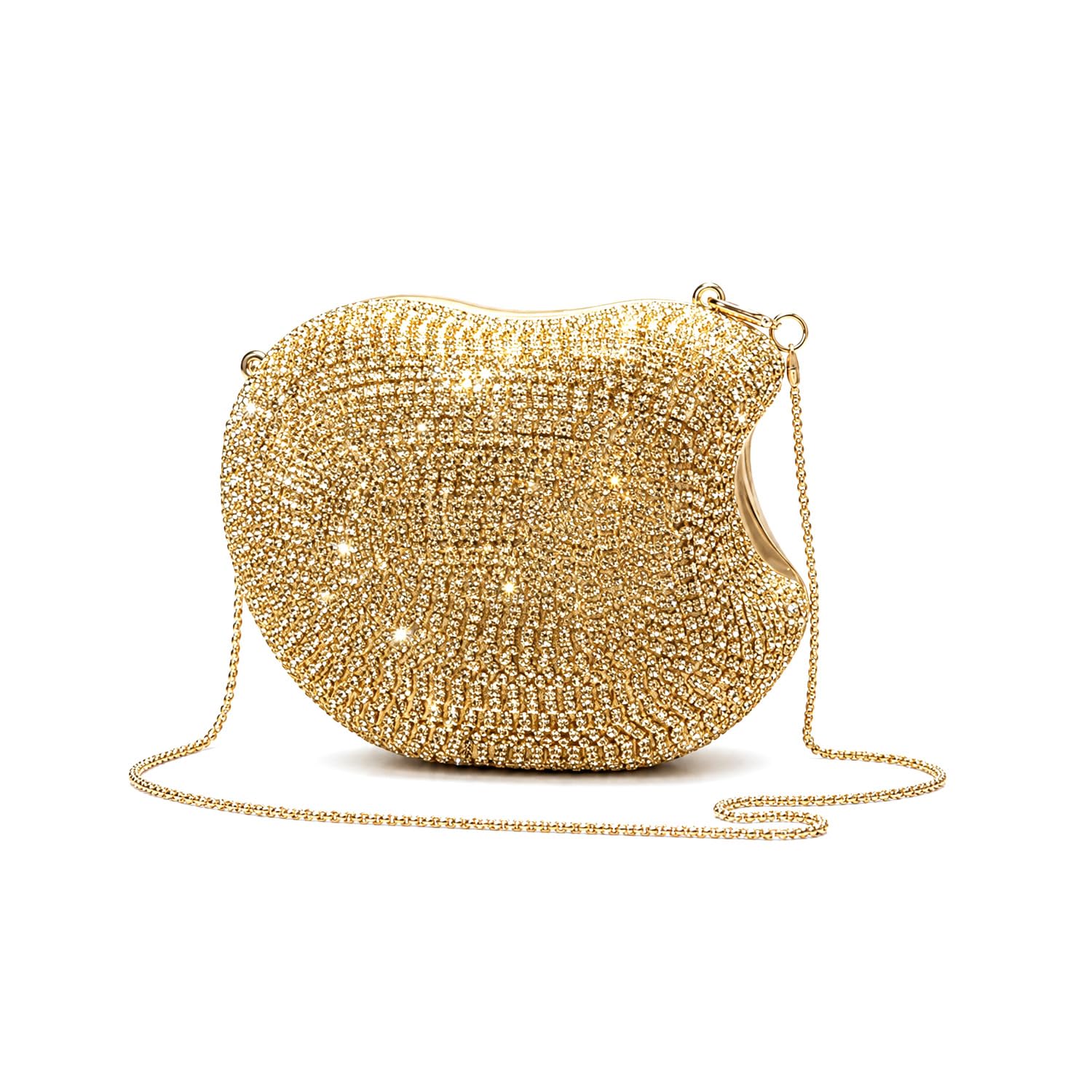Sparkle Acrylic Evening Clutch Purses for Women Crossbody Bag