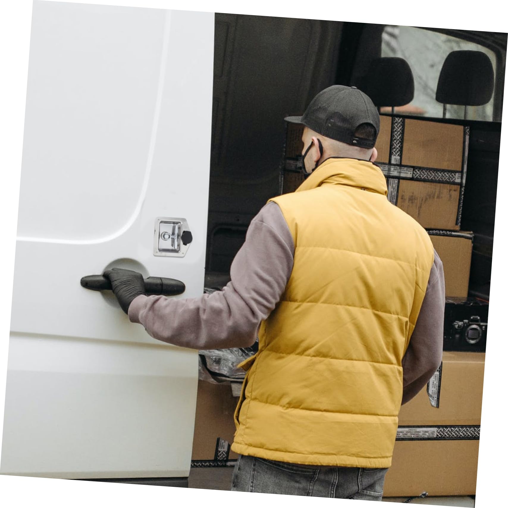 T-förmiges Edelstahl Panelschloss für Wohnmobilboxen