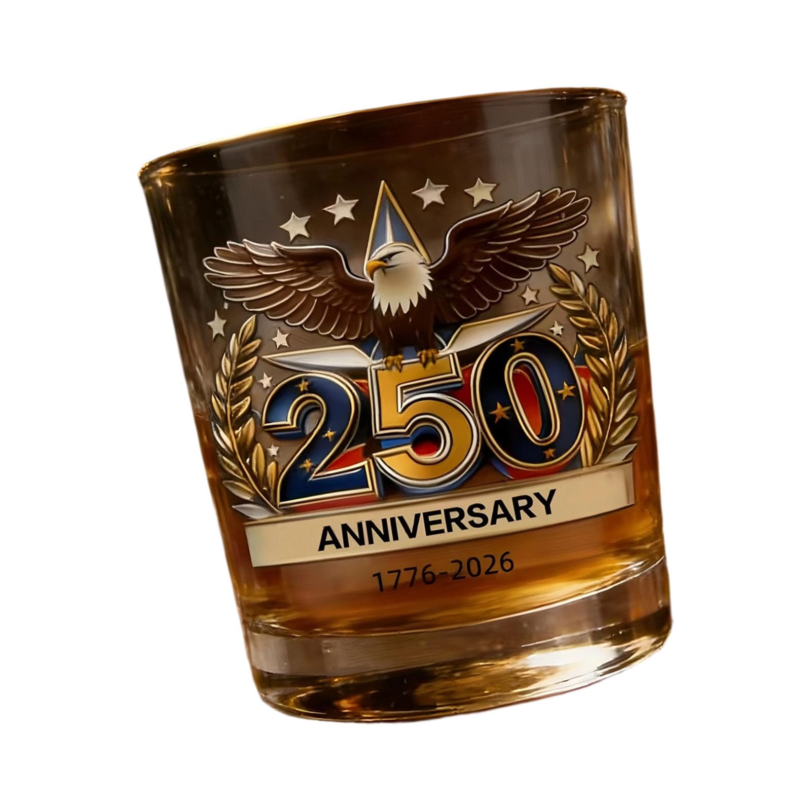 Kalttoy 300Ml Borosilicate Whiskeys Glass with Smooth Interior Easy Cleaning Drinking Cup for Cocktails and Other Beverages Home Club Irish Glass