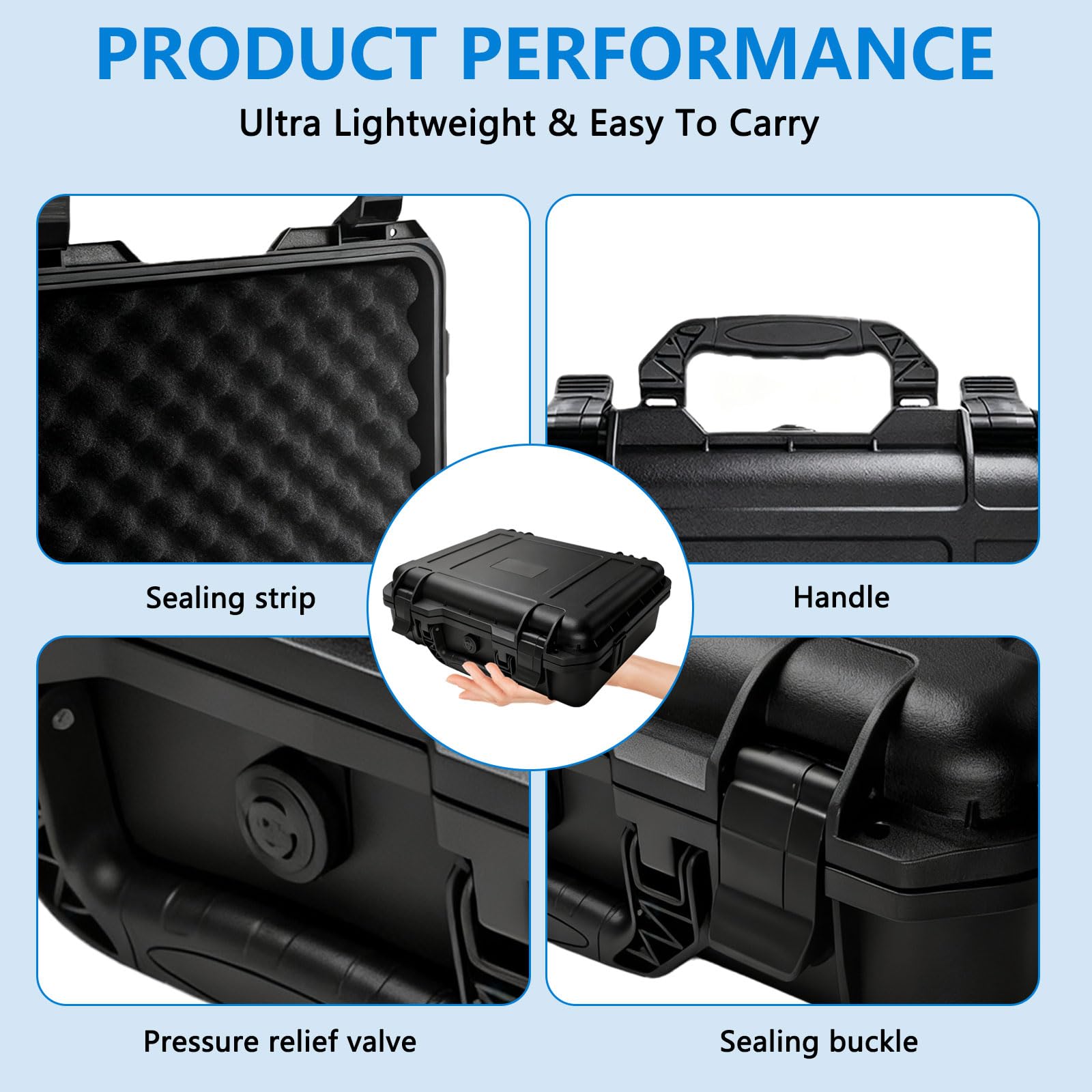 Funda rígida para Starlink, mini bolsa de transporte, impermeable, resistente a golpes, IP67, estuche de viaje, carcasa rígida, adaptador de tubo, fuente de alimentación, cable de transporte, con