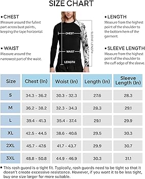 HUGE SPORTS Men's Performance Rash Guard Quick Dry UPF50+ Wetsuit
