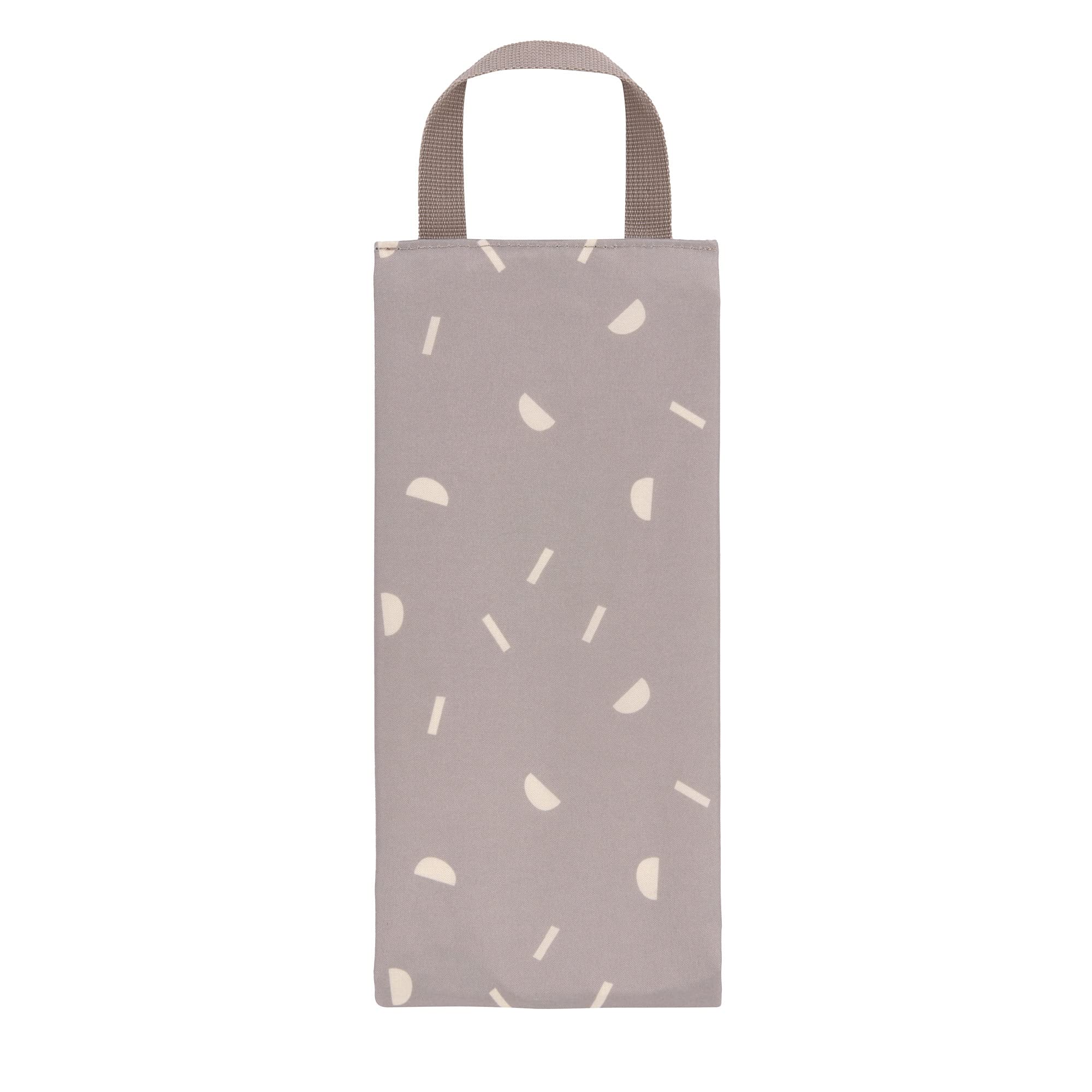 LÄSSIG Borsa isolata per bambini borsa per bottiglie piccola borsa termica con spazio di archiviazione isolato/Insulated Pouch Blocks Taupe