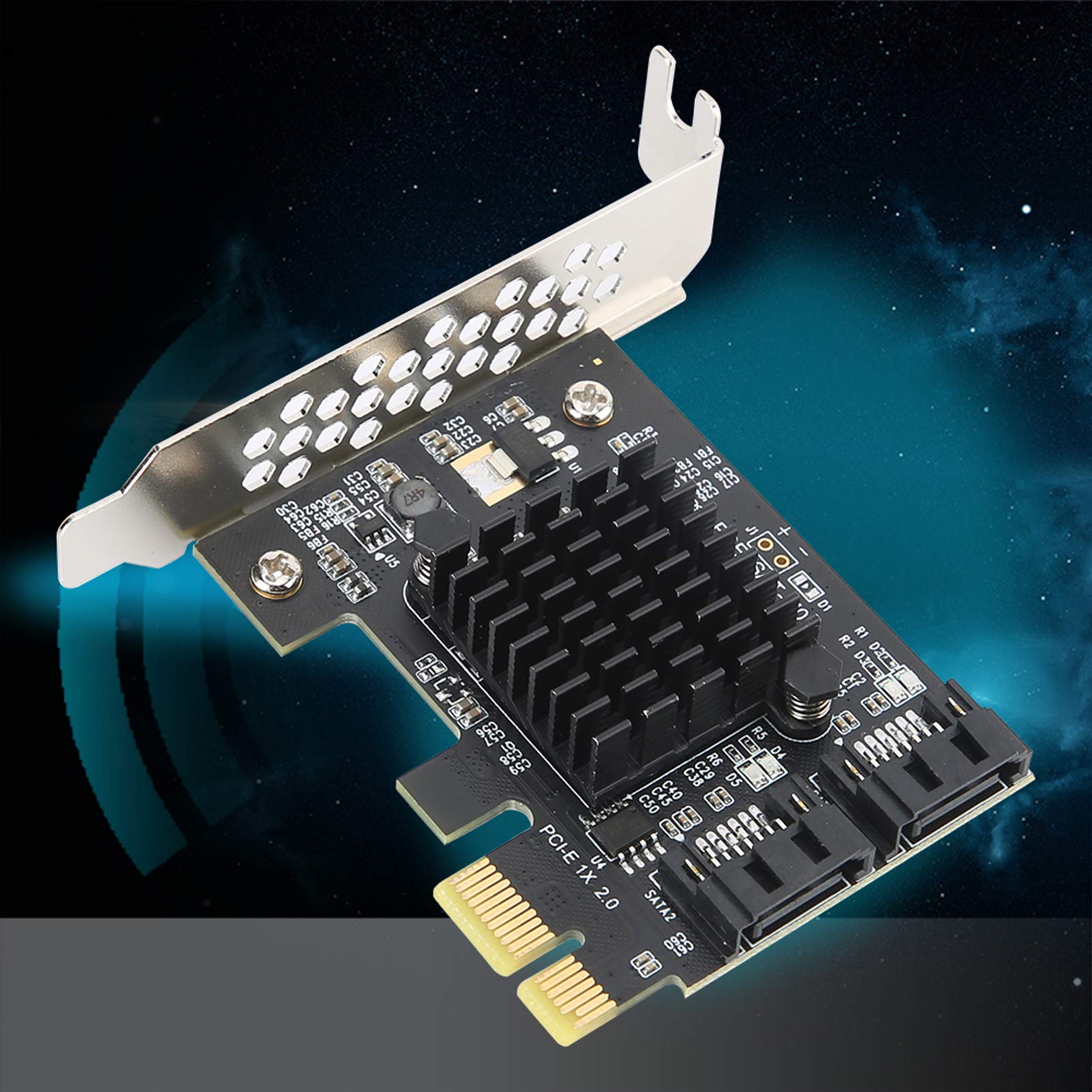 Tarjeta PCI-E A 2 Puertos SATA 3.0 - Expande Tu PC Con Discos Duros Extra, Compatible Con Windows Y Linux