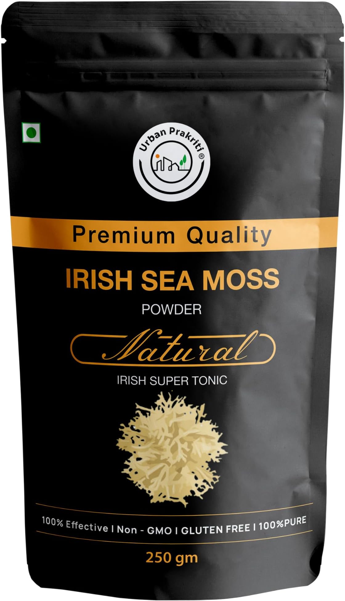 Irish Sea Moss Powder (250 G) | Superfood Supplement | Rich in Vitamins, Minerals & Antioxidants | Supports Skin Health, Digestion, Thyroid Function & Immunity | Vegan & Gluten-Free | Ideal for Smoothies