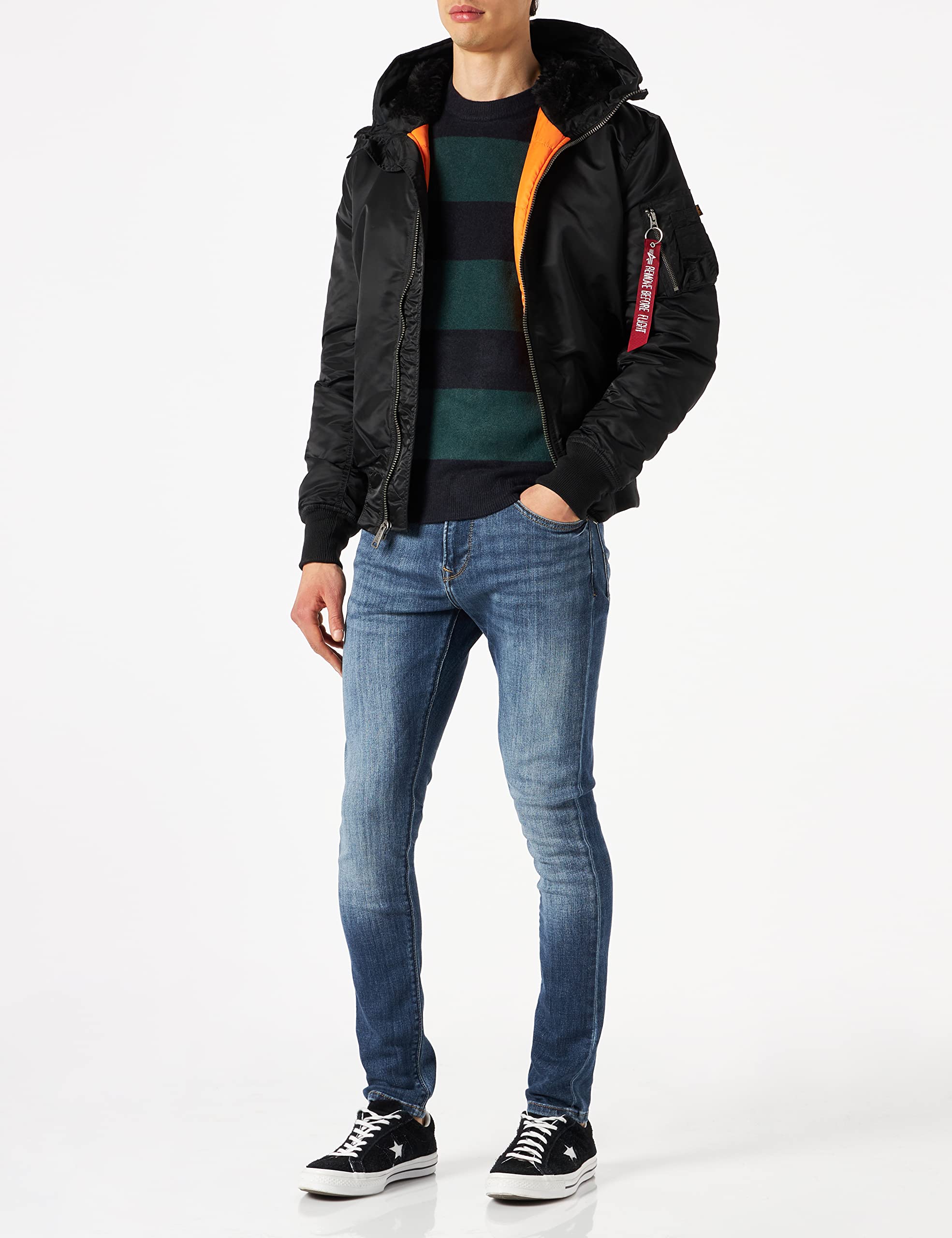 ALPHA INDUSTRIES Kamizelka Mężczyźni Ma-1 Hooded