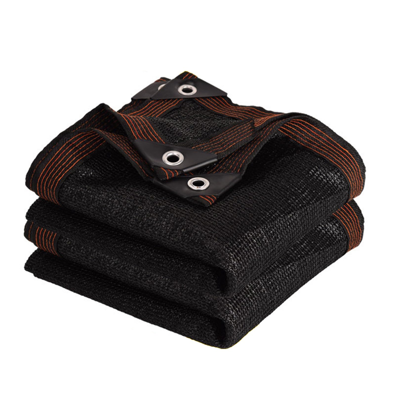 Filet d'ombrage 4x4m noir 90% pour protection solaire de jardin et terrasse