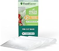 Vista 12 de Bolsas de sellado al vacío precortadas de cuarto de galón FoodSaver, bolsas de almacenamiento al vacío de fácil uso, bolsas de almacenamiento