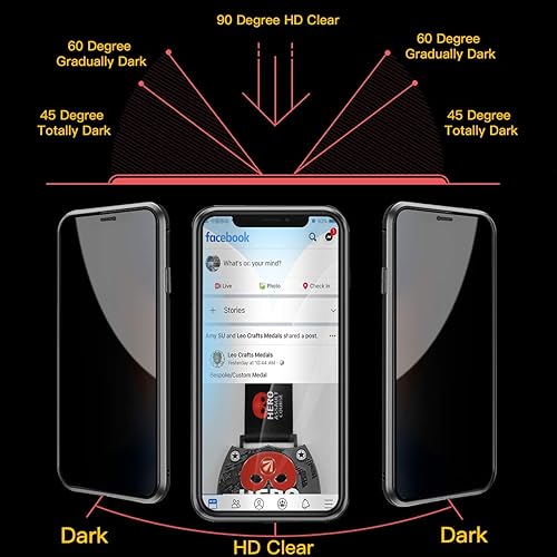 Miniatura 2 de Fundas magnéticas de privacidad para iPhone 7-11 promax.