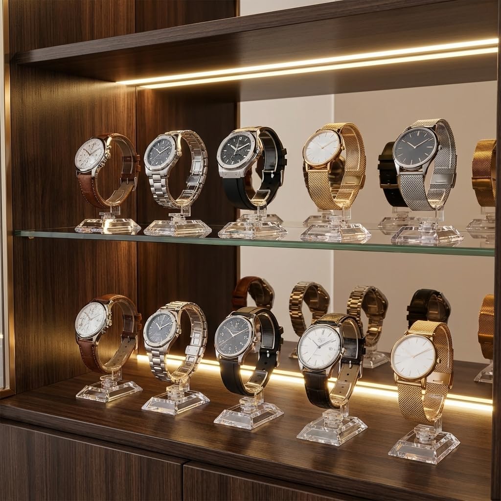RY DISPLAY®10pack of Watch Display Stand Holder image 2