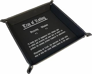 DND Tray of Rolling Funny Item Description Dice Tray Dungeons Dragons
