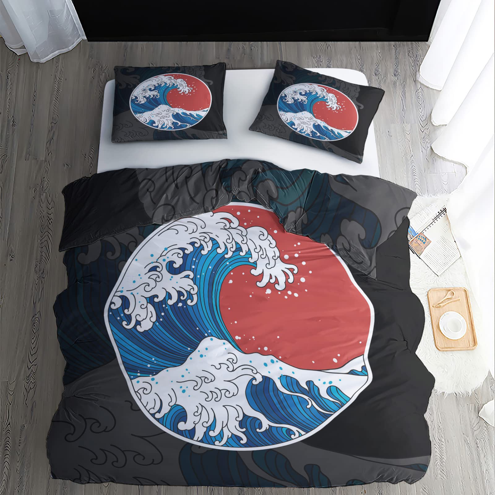 Produktbild von HELVES Bettwäsche 140x200 C Bunter Leopard, 3D Bettwäsche Set Ikrofaser Bettbezug