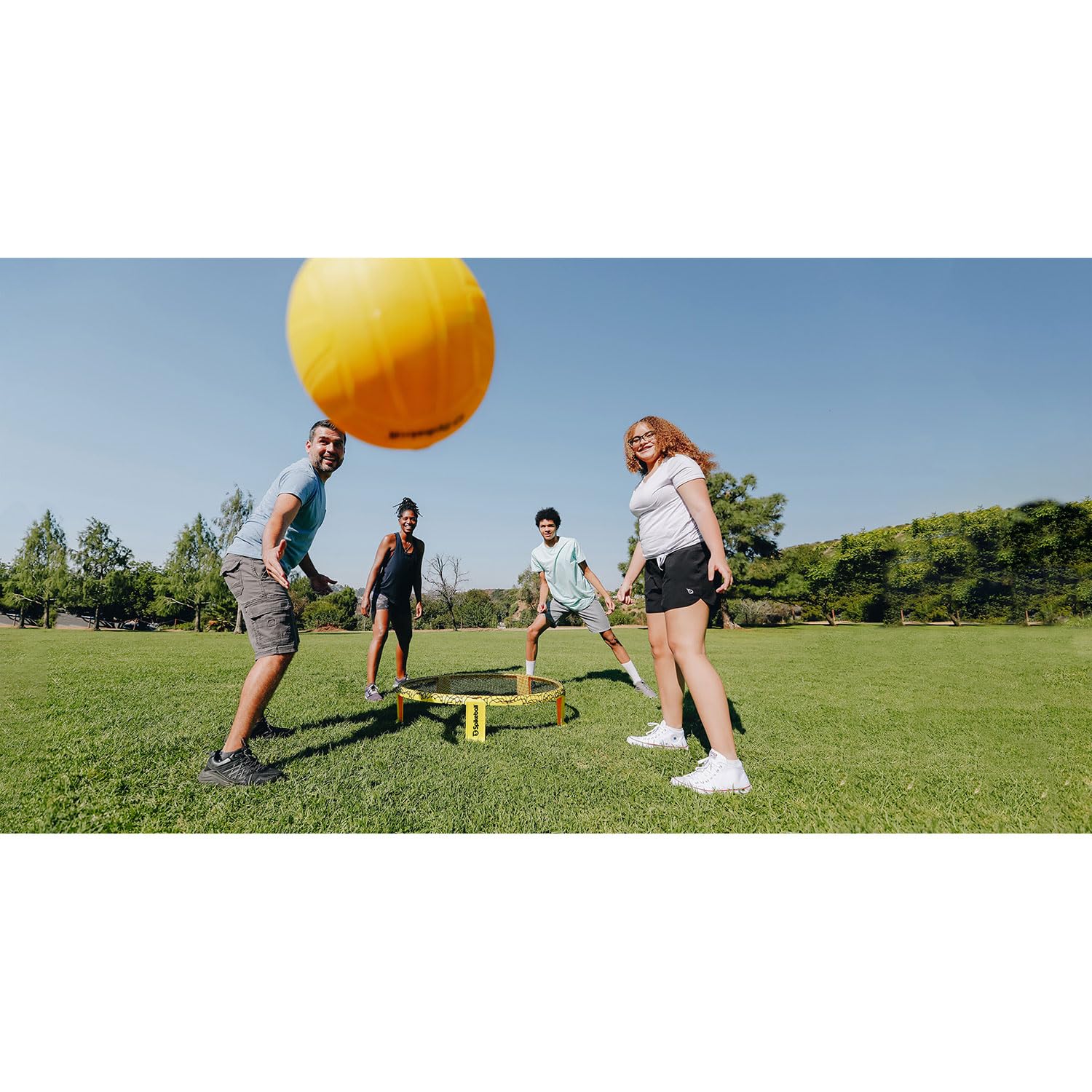 Spikeball Familie Set - XL Netz & Rahmen, 1 XL Ball 1 Regular Ball Limitierte Auflage