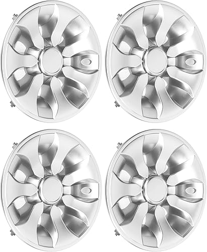 Tapacubos de rueda, resistente a los arañazos, reducción universal de resistencia al viento, 4 unidades, tapas de cubo para carrito de golf