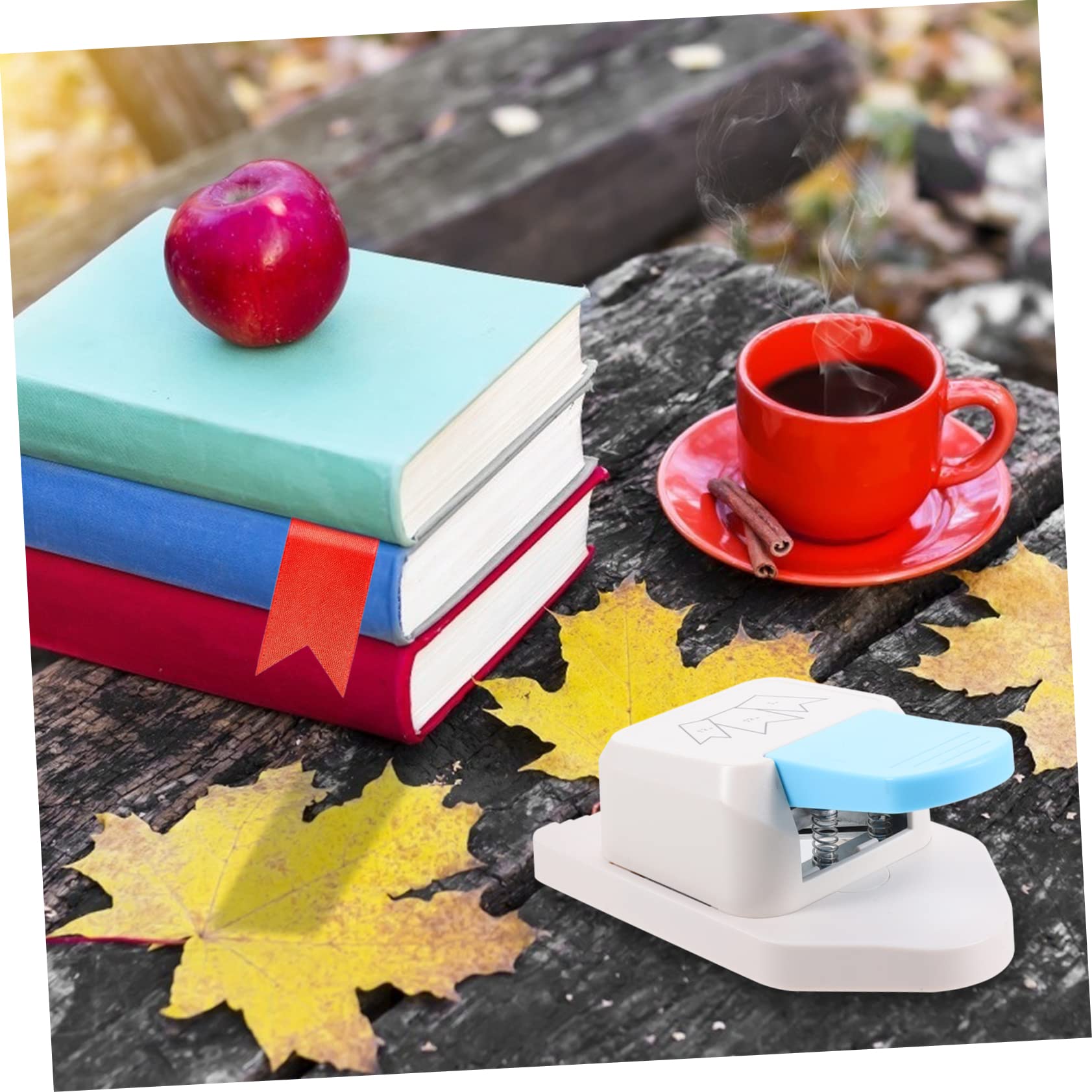 Perforatore Leva Bianco per Etichette, Scrapbooking Diy, 3 Larghezze