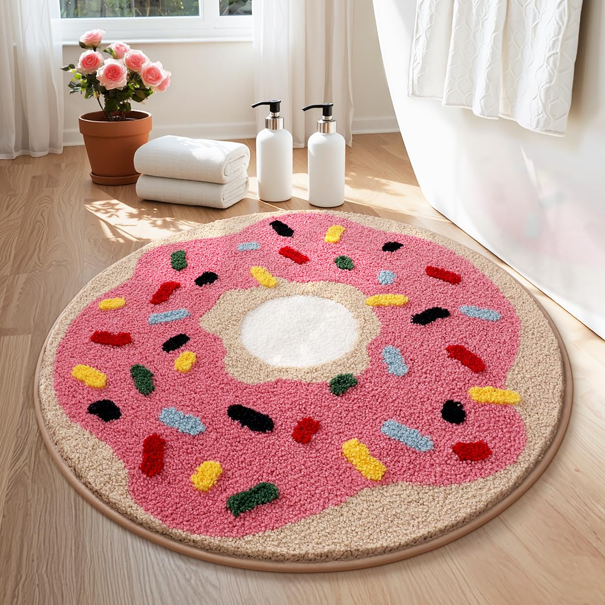 Tapis de bain ultra absorbant et antidérapant Ankah séchage rapide 60cm