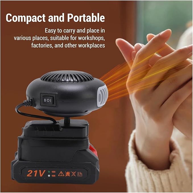 Calefactor Eléctrico Portátil Convector 170W 21V miniatura 4