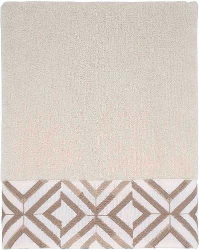 Avanti Linens Decoración de baño Harlow Collection, toalla de mano, marfil