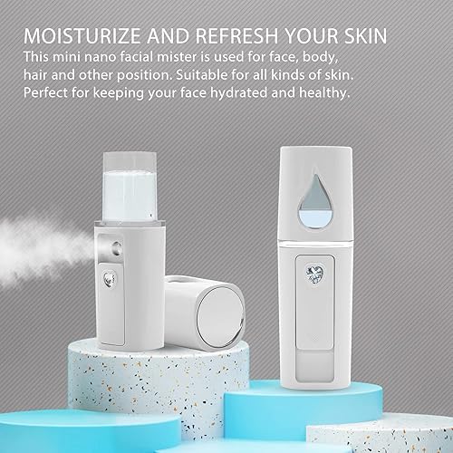 Miniatura 2 de Nano Facial Mister Portátil Mini Face Mist Práctico Pulverizador Automático Extensiones de Pestañas Fresco Vaporizador Facial