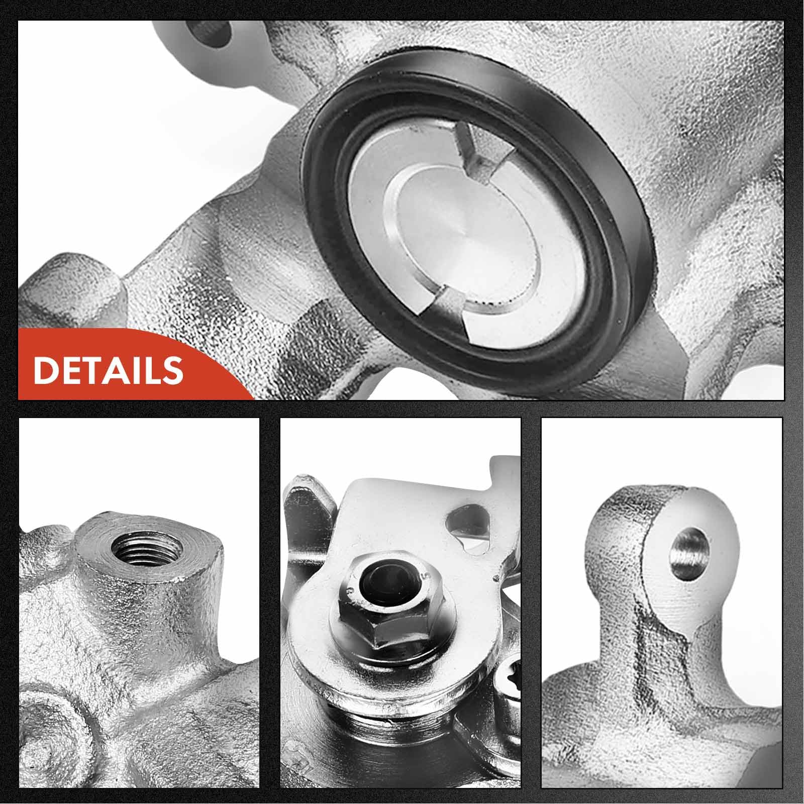 Frankberg Pinza de freno Parte trasera izquierda Compatible con Citan Furgoneta/MPV Citan Tourer Kangoo Be Bop Kangoo Express Kangoo/Grand Kangoo Replace# 530151