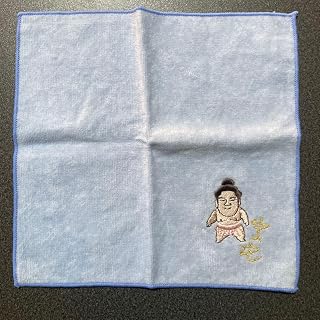 力士 刺繍タオルハンカチ 宇良