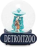 Vista 3 de Coraline Special Snow Globe Detroit Zoo - Pieza de exhibición coleccionable Cuenta con los padres de Coraline atrapados en el interior, globo