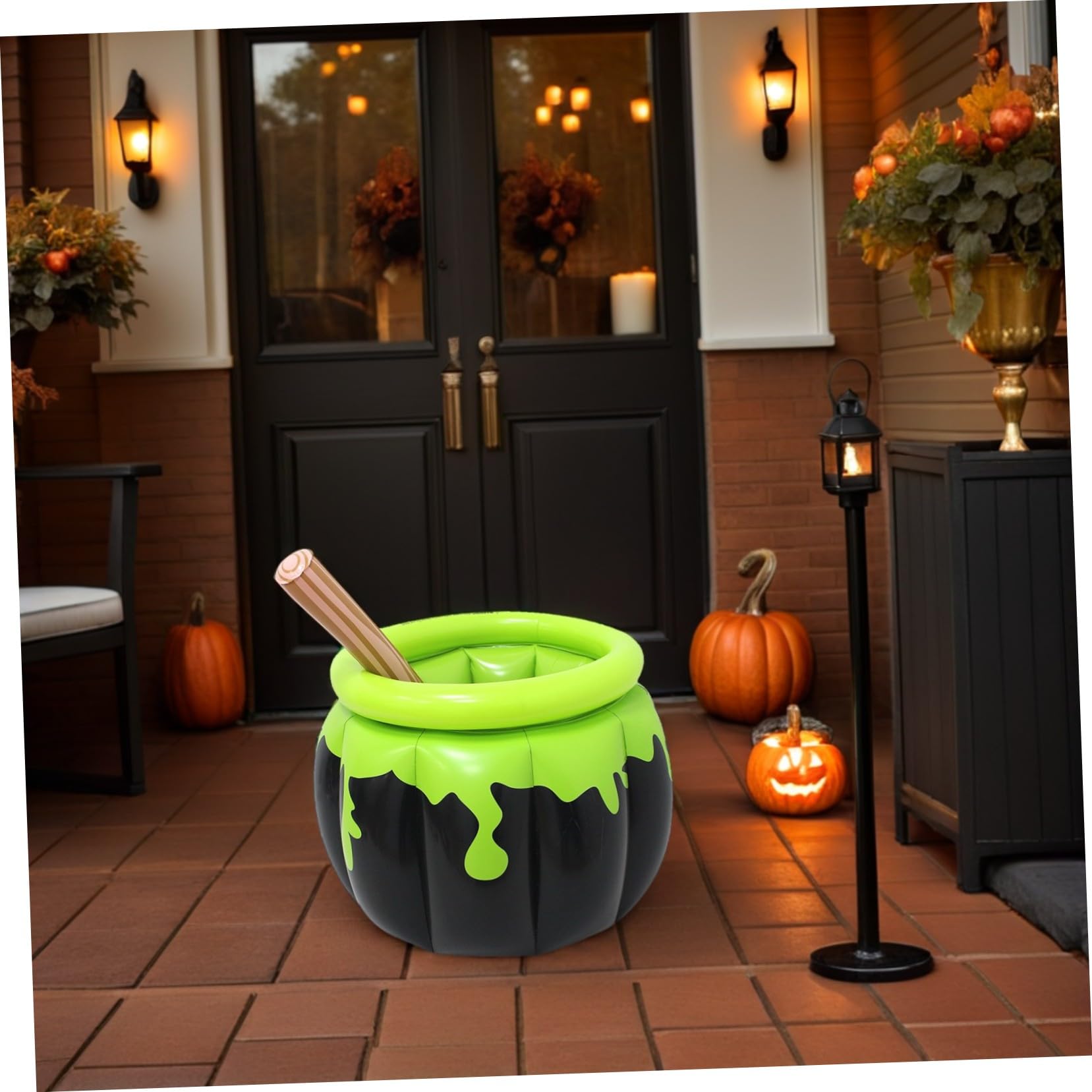 Seau à Glace Grosse Capacité de Pvc Gonflable Chaudron Ambiance Halloween
