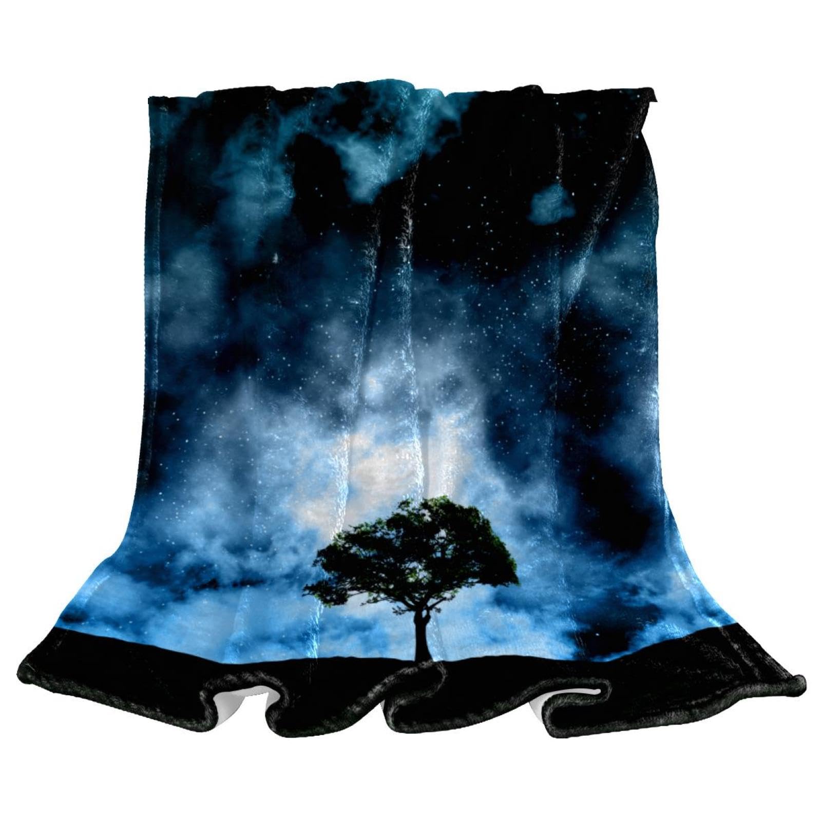 Couverture Polaire Ciel Étoilé en microfibre de qualité supérieure 150x200cm