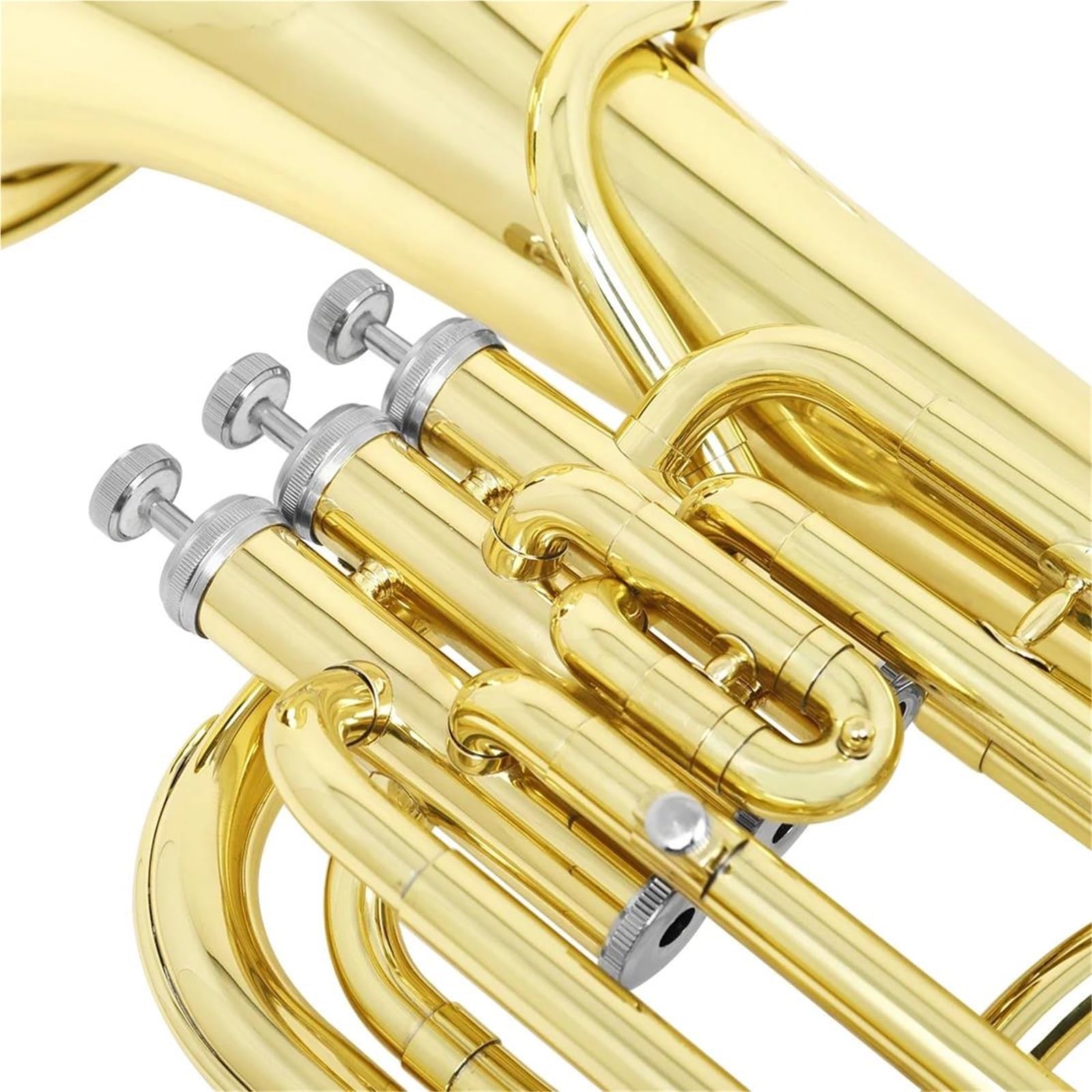 Eufonium Bb Euphonium 3 Klawiszowy Pionowy Instrument Barytonowy Z Mosiężnym Korpusem Tenorowym I Futerałem