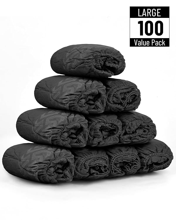 Buself 100 Count Shoe Covers Disposable Non-Slip, Premium Cloth Boot Covers, Slip-resistant, Durable, Breathable, Non-toxic, Recyclable by Buself - Image 2