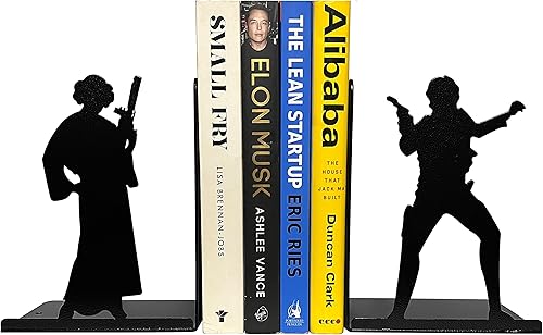 Sujetalibros decorativo de metal, extremo de libro antideslizante, tapón de libro para decoración del hogar, oficina, estantes, 5.9 x 3.9 x 3.14