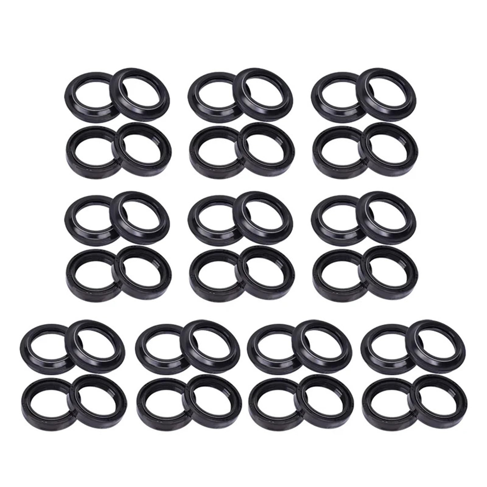 Uszczelka olejowa przedniego widelca motocyklowego 37x49x8 do modeli XJ900, XJ900R, XV920R, XJ900F, XV1000, XS1100, GS1000, GS850G, GS750S(20pcs Oil 20pcs Dust)