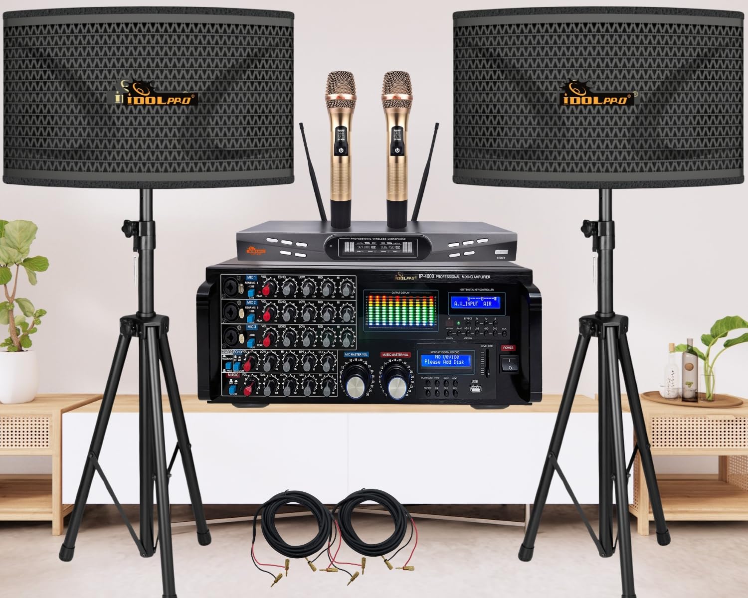 Amazon.com: IDOLMAIN 3000W Karaoke Mixing Amplifier with Recording