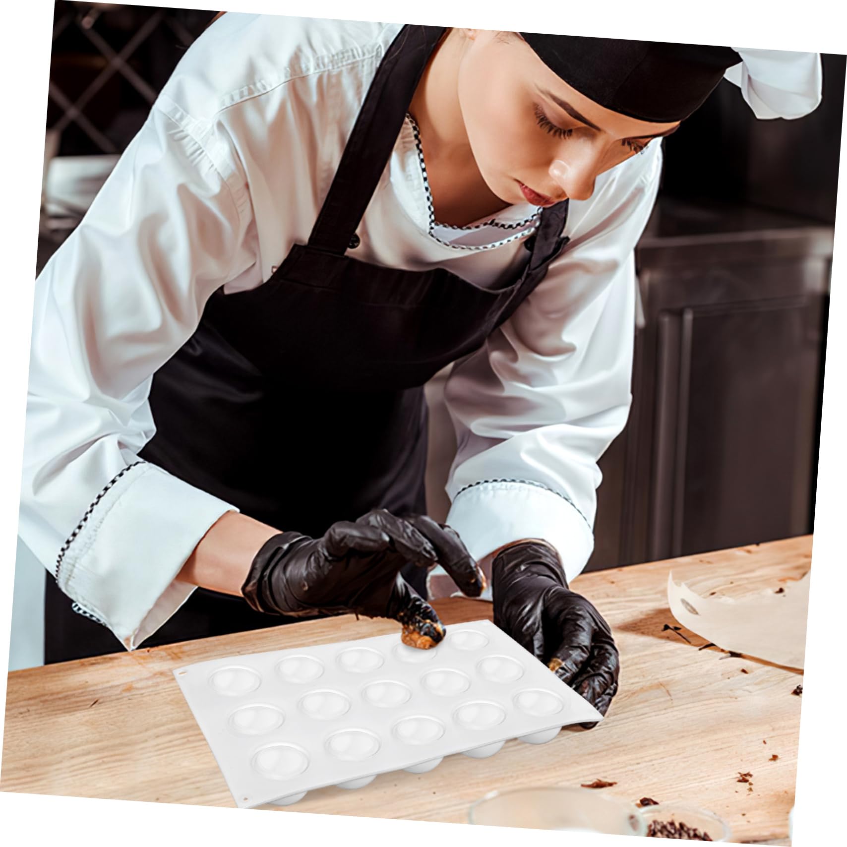 2pezzi Stampo Per Mousse Silicone Forma Sferica Per Dolci Per Torte e Cioccolatini Facile Da Sformare e Sicuro Per Feste e Eventi