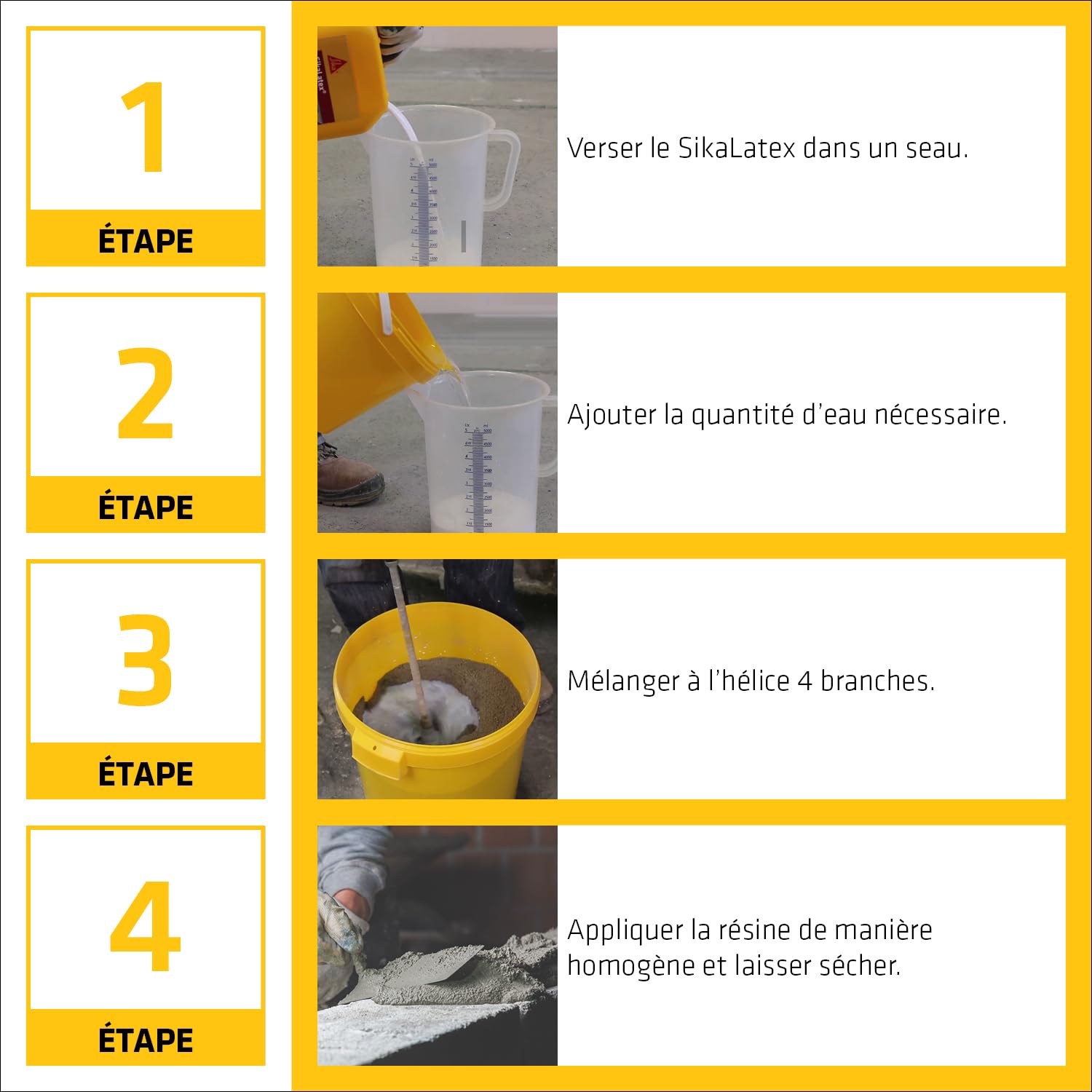 SIKA - Résine d’adhérence prête à l'emploi - SikaLatex Evolution - 2L | Résine d’accrochage pour mortiers et enduits - Améliore l’adhérence et l’étanchéité - Limite les risques de fissuration
